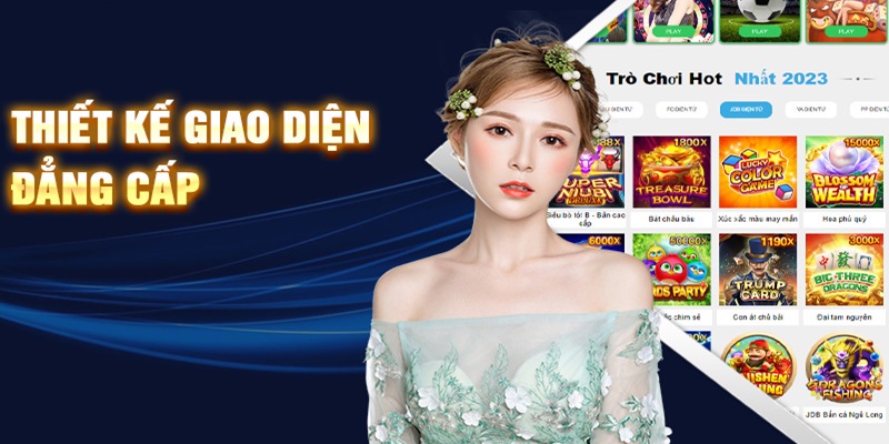 Sảnh cược có giao diện rất ưa nhìn và thu hút khách