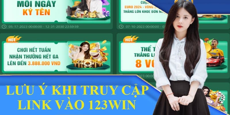 Lưu ý khi cập nhật các đường link mới nhất vào 123Win