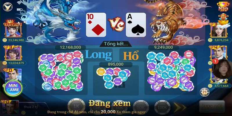 Khám phá chi tiết về trò chơi long hổ tại 123win